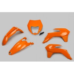 Kit plastiques EXC 2014 à 2016  Orange