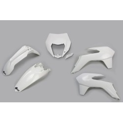 Kit plastiques EXC 2014 à 2016  Blanc