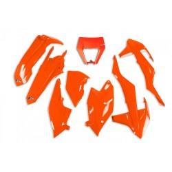 Kit plastiques EXC 2017 à 2019 Fluo Orange