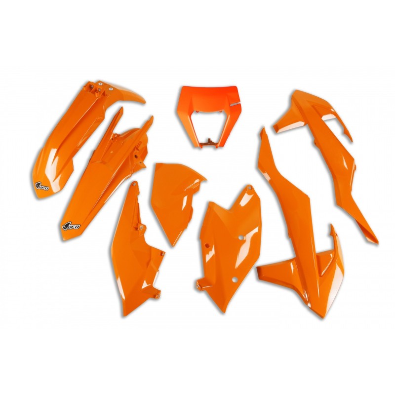 Kit plastiques EXC 2017 à 2019  Orange