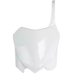 Plaque numéro frontale UFO CRF 2010 à 2013 Blanc