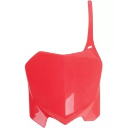 Plaque avant UFO 250 CRF 2010 à 2013 / 450 CRF 2009 à 2012  Rouge