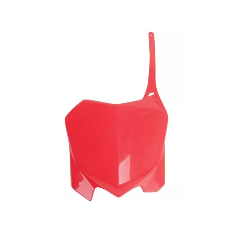 Plaque avant UFO 250 CRF 2010 à 2013 / 450 CRF 2009 à 2012  Rouge