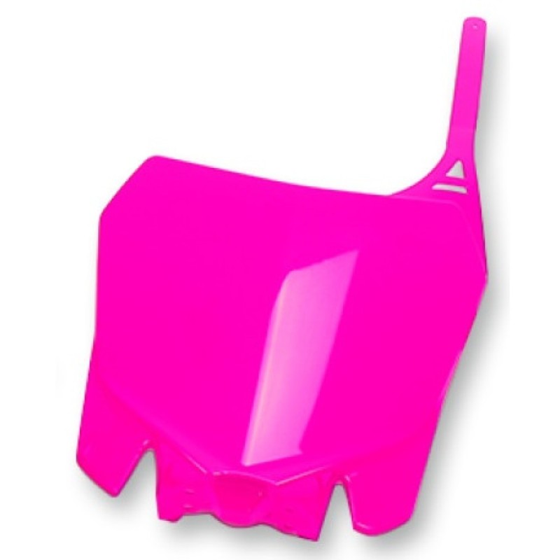 Plaque avant UFO 250 CRF / 450 CRF Rose fluo