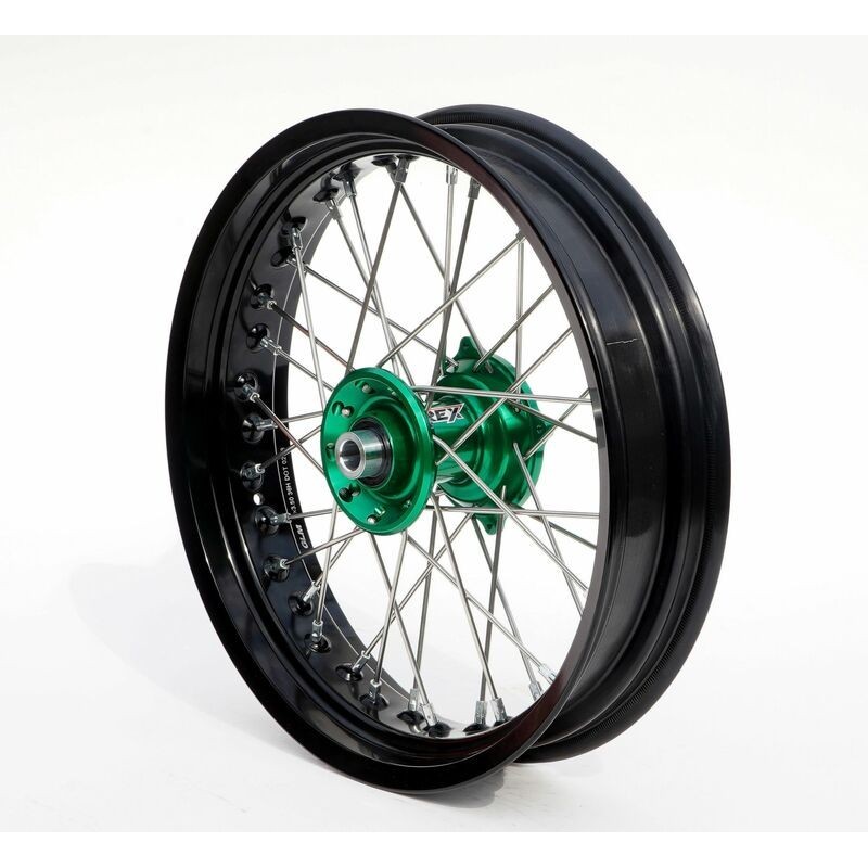 Roue avant complete ART Supermotard KX KXF 17x3,50x36T