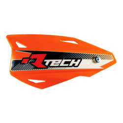 Protège-mains Vertigo Orange fluo avec kit montage RTECH