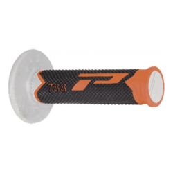 Paire de poignées Progrip 788 MX Triple densité White donuts