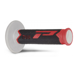 Paire de poignées Progrip 788 MX Triple densité White donuts