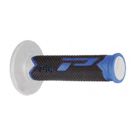 Paire de poignées Progrip 788 MX Triple densité White donuts