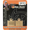 Plaquettes de frein Moto master Nitro sinter arrière 85 SX 85 TC 85 MC