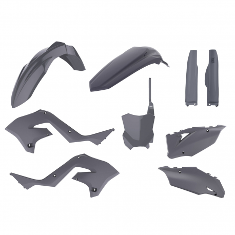 Kit plastiques Restyle + 125 250 KX 2003 à 2008 Polisport