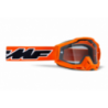 Paire de lunettes POWERBOMB FMF Enduro Masque Rocket Orange - écran tranparent