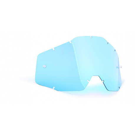 Ecran de lunettes FMF POWERBOMB/POWERCORE écran de remplacement anti-buée bleu