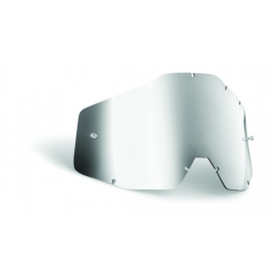 Ecran de lunettes FMF POWERBOMB/POWERCORE écran de remplacement anti-buée argent miroir
