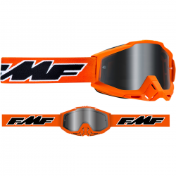 Paire de lunettes POWERBOMB / Masque FMF Rocket Orange - écran argent miroir