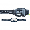 Paire de lunettes FMF POWERBOMB / Masque Rocket Black Roll-off system - écran tranparent