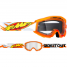 Paire de lunettes FMF POWERCORE Masque FMF Assault Grey - écran tranparent