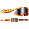 Paire de lunettes FMF POWERCORE Masque Assault Grey - écran argent miroir