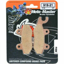 Plaquettes de frein Moto Master Nitro Sinter avant RM RMX DR