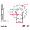 Pignon JT SROCKET 85 SX KTM 2003 à 2017 acier standard