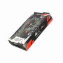 Leviers repliables ART noir/vis orange par paire