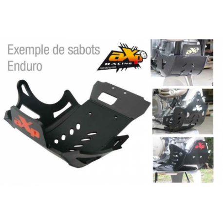 Sabot moteur AXP PHD 6mm Noir Honda-Hm CRF 250X 06-13