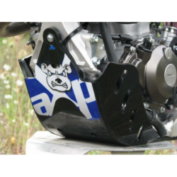 Sabot moteur AXP PHD 6mm Noir / Bleu Sticker Yamaha YZ 250F 10-13