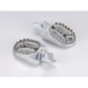 Cales pieds BIHR Evolution argent Suzuki 250 RMZ / 450 RMZ 2010 à 2023