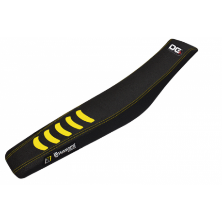 Housse de selle BLACKBIRD Double Grip 3 noir/jaune Husqvarna