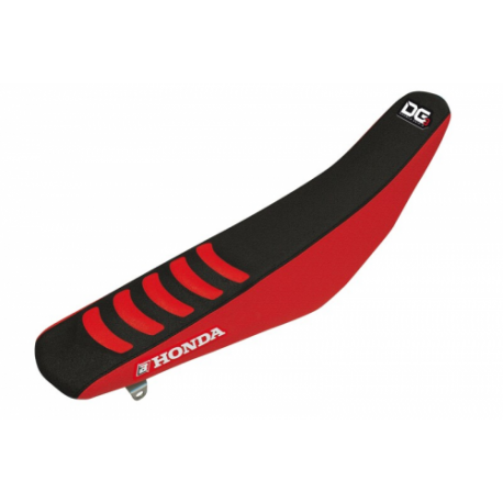 Housse de selle BLACKBIRD Double Grip 3 noir/rouge Honda 450 CRF