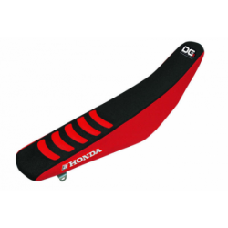 Housse de selle BLACKBIRD Double Grip 3 noir/rouge Honda 450 CRF/RX