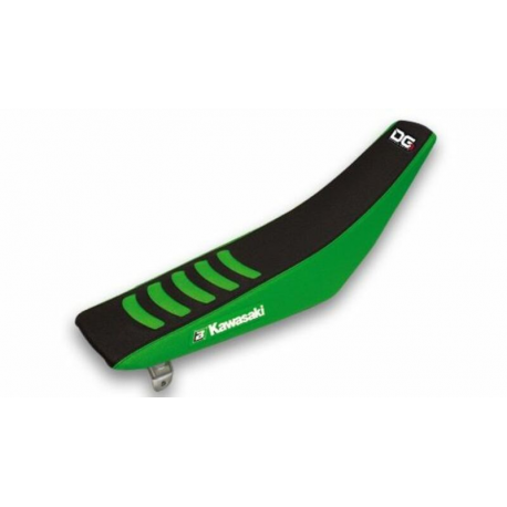 Housse de selle BLACKBIRD Double Grip 3 noir/vert Kawasaki 250 KXF 450 KXF