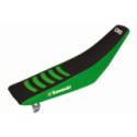 Housse de selle BLACKBIRD Double Grip 3 noir/vert Kawasaki 85 KX