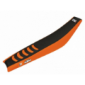 Housse de selle BLACKBIRD Double Grip 3 orange/noir KTM 85 SX