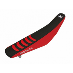 Housse de selle BLACKBIRD Double Grip 3 rouge/noir Honda 250 CRF / 450 CRF