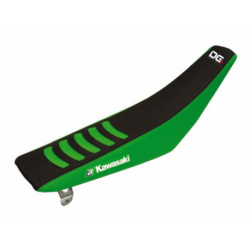 Housse de selle BLACKBIRD Double Grip 3 vert/noir Kawasaki 250 KXF / 450 KXF