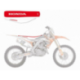 Housse de selle BLACKBIRD Replica Team Honda 2013 Gariboldi Honda 250 CRF / 450 CRF