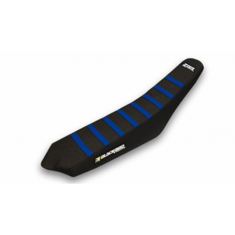 Housse de selle BLACKBIRD Zebra noir/bleu Sherco SE / SEF / SE-R / SEF-R 2017 à 2023