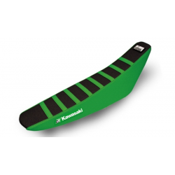 Housse de selle BLACKBIRD Zebra noir/vert Kawasaki 250 KXF / 450 KXF