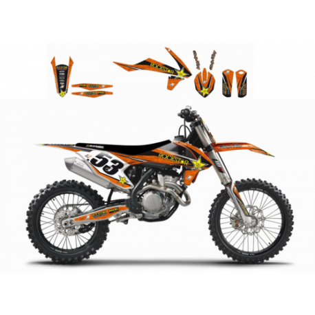Kit deco BLACKBIRD Rockstar Energy KTM SX / SXF / EXC