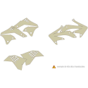 Kit deco BLACKBIRD transparent - Kawasaki 125 KX / 250 KX
