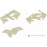 Kit deco BLACKBIRD transparent - Kawasaki 125 KX / 250 KX