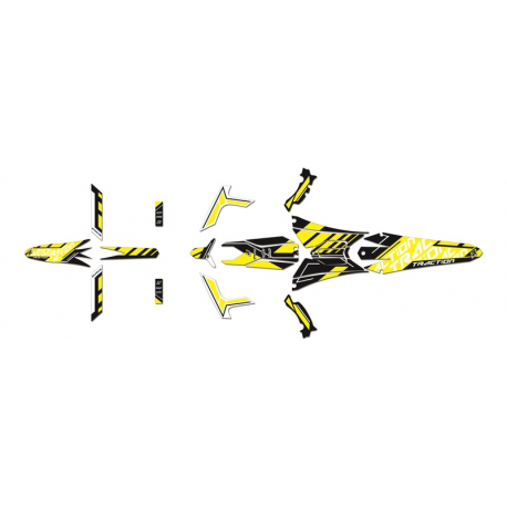 Kit deco BLACKBIRD Trial Traction Graphics One/Raga