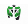 Kit deco de cache radiateur BLACKBIRD Dream Graphic 3 vert Kawasaki 250 KXF