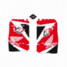 Kit deco de cache radiateur BLACKBIRD rouge Honda 250 CRF