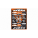 Planche de stickers BLACKBIRD KTM