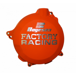 Couvercle de carter embrayage BOYESEN Factory Racing orange 250 300 TC TE TX 2017 - 2023 / 300 EC 2021 - 2023