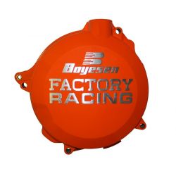 Couvercle de carter embrayage BOYESEN Factory Racing orange - KTM 85 SX 2018 - 2023 / 85 TC 2018 - 2023 / 85 MC 2021 - 2023