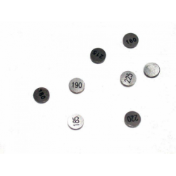 Pastilles de soupape HOT CAMS a diametre 10,0 x 3,20 mm - jeu de 5