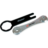 Clé de bouchon de fourche double SCAR diamètre 49 mm/8 pans - fourches KAYABA